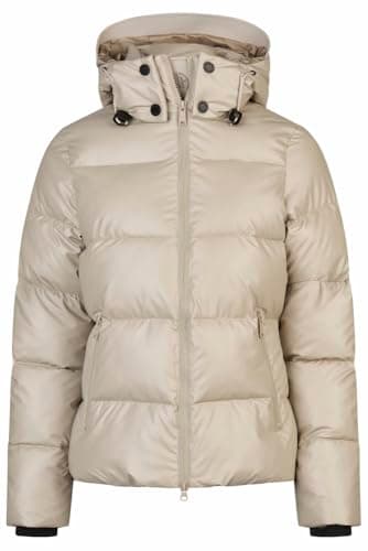 Image of Pikeur Athleisure HW 25 Women's QUILTED JACKET Graphite Blue, Almond., 10