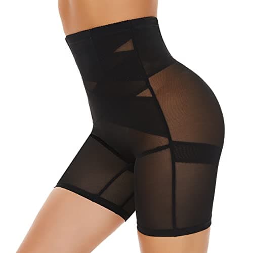 Image of SIMIYA Tummy Control Knickers, High Waisted Shapewear for Women, Tummy Control Body Shaper Pants Shaping Underwear, Black L