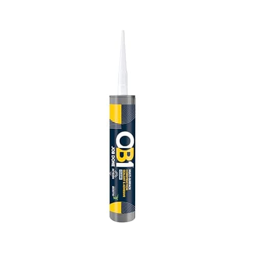 Image of OB1 Clear Multi-Surface Construction Sealant & Adhesive - Hybrid Technology - Excellent Chemical Resistance - Water Resistant - Weather Resistant - Food Safe - 290ml