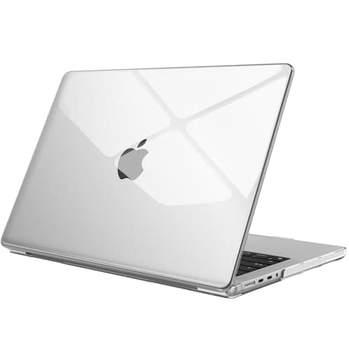 Image of FINTIE Case for Macbook Pro 14 inch 2026-2021 M5/M4/M3/M2/M1, Protective Snap-On Hard Shell Cover Fit Macbook Pro 14" Liquid Retina Display & Touch ID, Crystal Clear