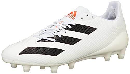 Image of adidas Mens Adizero RS7 FG Rugby Boots White/Black/Red 7 UK