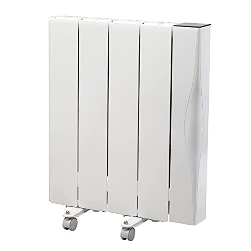 Image of Beldray EH3108W Smart Ceramic Core Radiator, Portable Plug In Electric Heater, Control Wirelessly With Smartphone, LCD Display, 1000 W, 7-Day Timer Function, Free Standing or Wall Mountable, White
