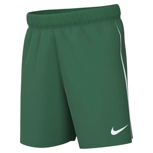 Image of NIKE DR0968-302 Y NK DF LGE Knit III Short K Shorts Unisex Pine Green/White/White Size S