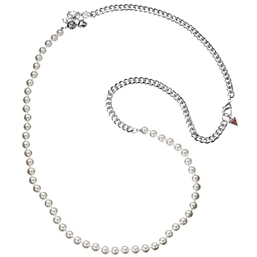 Image of GUESS - UBN81019 - Women's Necklace - Stainless Steel - Silver - 45 cm