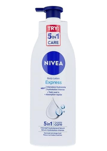 Image of NIVEA Express body lotion with pump, 400 ml (pack of 1)