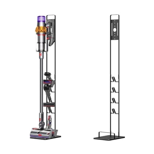 Image of Foho Vacuum Stand, Stable Metal Storage Bracket Holder Stand Compatible for Dyson Gen5 V15 V12 V11 V10 V8 V7 V6 DC Series Handheld Cordless Vacuum Cleaners