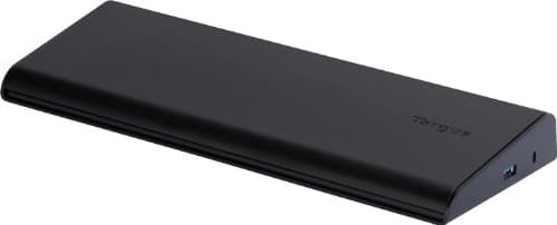 Image of Targus Universal Dual Video Laptop Docking Station with Charging Power, Audio, DVI/VGA/HDMI Connectivity, 2 USB 3.0 Ports, & 4 USB 2.0 Ports for PC, Mac, & Android (ACP71USZ)