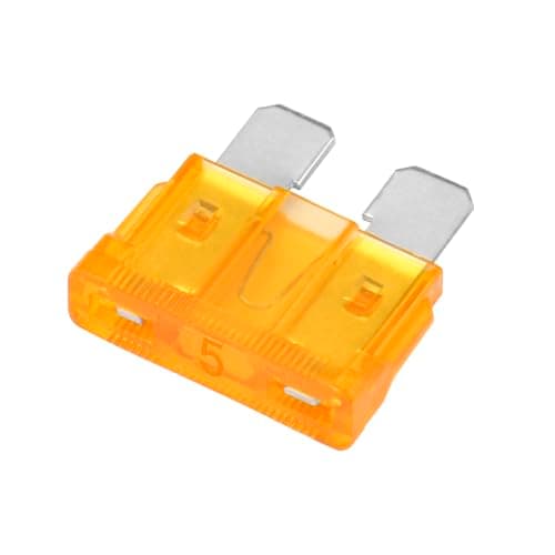 Image of Heschen Standard Blade Fuse ATC-5 Auto Assorted Car Truck 5A Orange Pack of 50