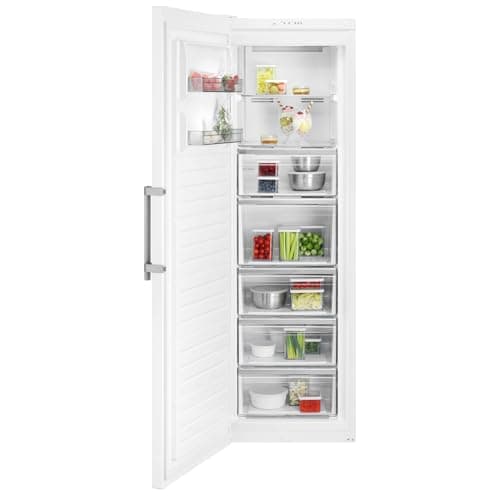 Image of AEG Series 7000 Freestanding Freezer OAG7M281EW, 186 cm, NoFost MultiFlow Technology, Capacity 278L, Quick-opening Doors, Electronic Control, OpenSpace for Easy Access, Upright Freezer 1860x595x650mm