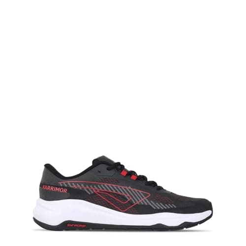 Image of Karrimor Tempo Mens Running Trainers Black/Red 9 UK