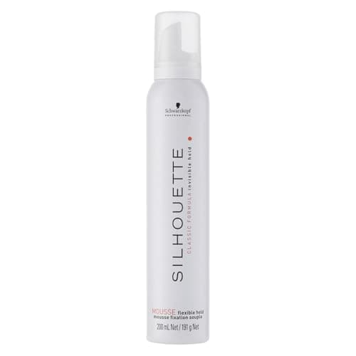Image of Schwarzkopf Professional Silhouette Flexible Hold Hair Mousse For Hair Styling Improved Flexibility Without Overburdening Invisible Long Lasting Hold Elastic Volume Super Shine 200 ml