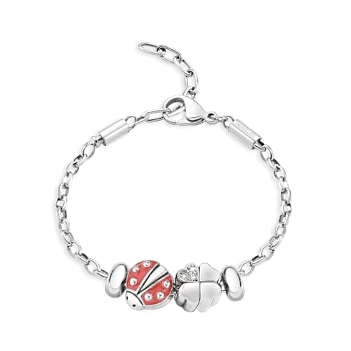 Image of Morellato Drops Collection Women's Steel Enamel Crystal Bracelet - SCZ676