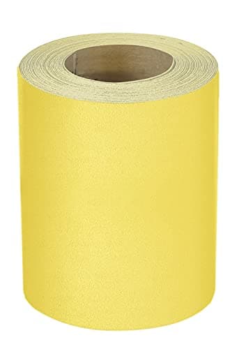 Image of Mirka Yellow Sandpaper Abrasive Roll / 93mm x 5m / 1 roll / P180 /sanding of hardwood, softwood, paint, filler, plastic