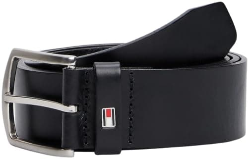 Image of Tommy Hilfiger Men's New Denton Belt 4.0 E367863162 Belt, Black, 100