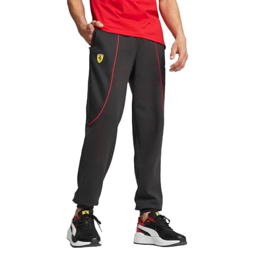 Image of PUMA Ferrari Race Sweatpants, Black, Medium