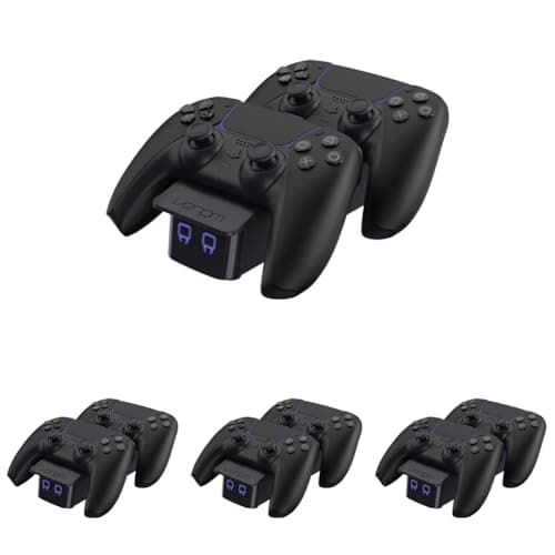 Image of Venom PS5 Controller Twin Docking Station - Black (PS5) (Pack of 4)
