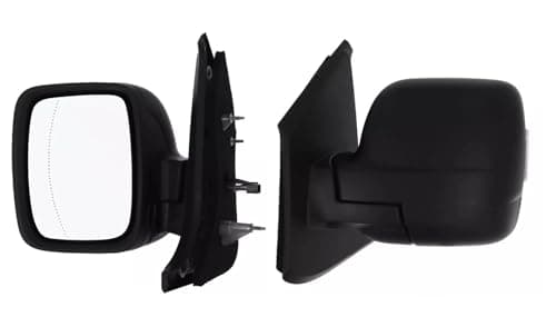 Image of Fit Renault Trafic 2021-2024 Complete Electric Wing Mirror Unit Genuine Manual Fold Black (Left Hand Passenger Side)
