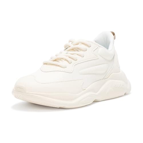 Image of HUGO Women's Leon Modern Running Sneaker, Oat O Clock, 5.5 UK