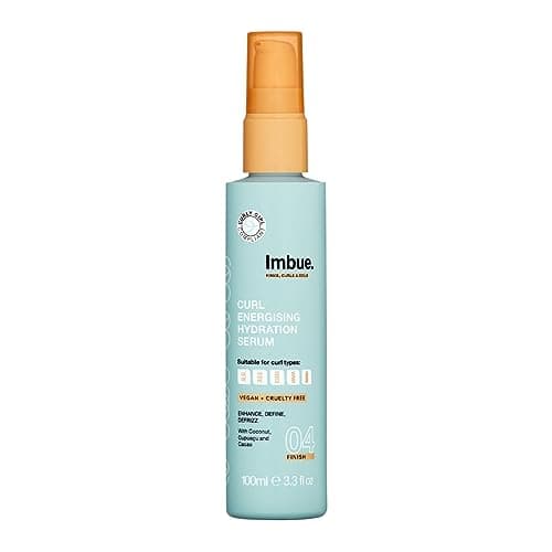 Image of Imbue Curl Energising Hydration Hair Serum - Vegan and Curly Girl Compliant, Movement Paraben Free Vegan Styling 100ml