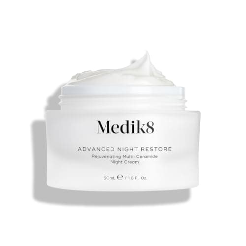 Image of Medik8 Advanced Night Restore - Rejuvenating Multi-Ceramide Night Cream - Moisturiser - Deeply Nourish and Visibly Firm Your Complexion While You Sleep - 50ml
