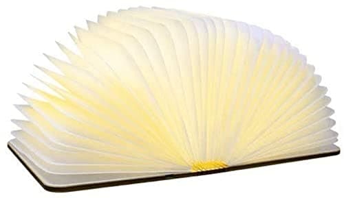 Image of Gingko Design Smart Book Light Mini – Natural Maple Wood | Portable LED Folding Lamp | Unique Gift for Book Lovers, Home Office, Travel & Decor