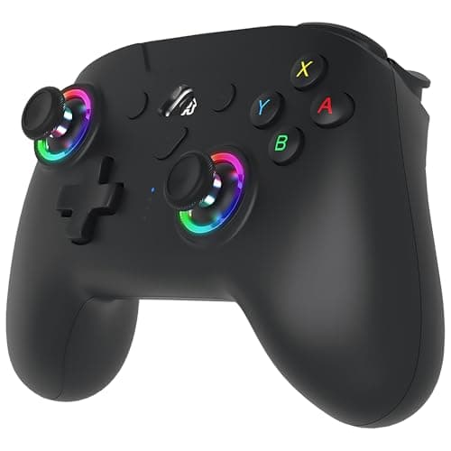 Image of Subsonic – Wireless Controller for Switch and Switch 2 – Gamepad Bluetooth Controller with LED, Vibrations and 6 axis gyro - Black