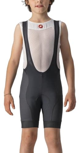 Image of CASTELLI Kids & Teens Jr Competizione Bibshort Cycling Shorts, Black, 6 Years EU