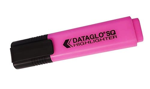 Image of Hainenko Value Flat Barrel Chisel Tip Highlighter - Pink