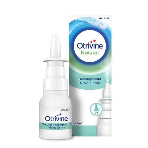 Image of Otrivine Nasal Spray, Natural Decongestant for Blocked Nose Relief in Cold and Flu, with Eucalyptous, 20ml