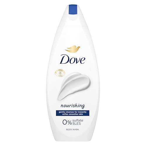 Image of Dove Nourishing Body Wash Body Cleanser shower gel with plant-based moisturisers for softer, smoother skin after one shower 6x 225 ml