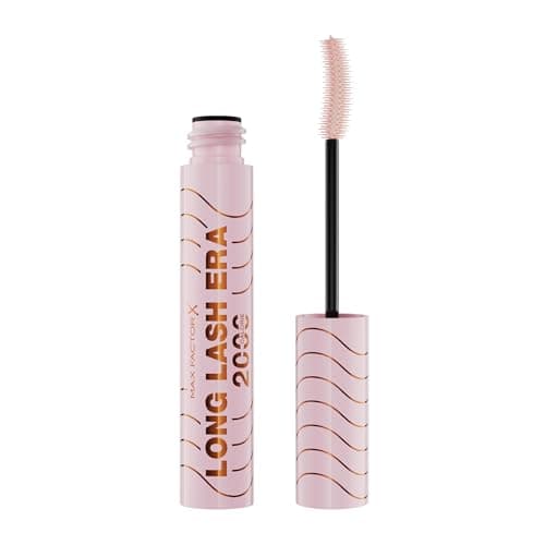 Image of Max Factor 2000 Calorie Long Lash Era, 002 Black Brown, Lengthening Tubing Mascara, Bold Volume, Visibly Longer Lashes, Curved Brush Design, All-Day Wear, Clump-Free, Smudge-Proof, 7.8ml