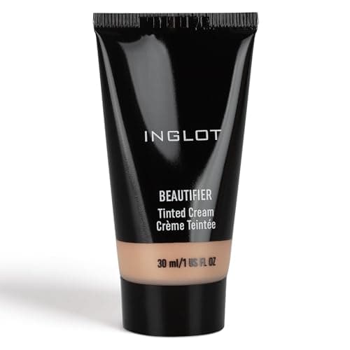 Image of Inglot Beautifier Tinted Cream – Lightweight, Hydrating Foundation for a Flawless Finish | Natural Coverage with a Healthy Glow | Perfectly Blended Skin Tone with Long-Lasting Hydration | 30 ml | 105