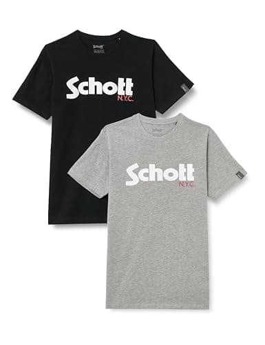 Image of Schott NYC Tspklogo Men's T-Shirt, Black, XXL