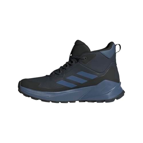 Image of adidas Men's Terrex Trailmaker 2 Mid GTX Walking Shoes, Aurora Ink Wonder Steel Black, 9 UK