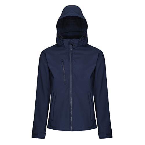Image of Regatta Professional Mens Venturer 3 Layer Printable Hooded Softshell Jacket, Navy(navy), XL EU