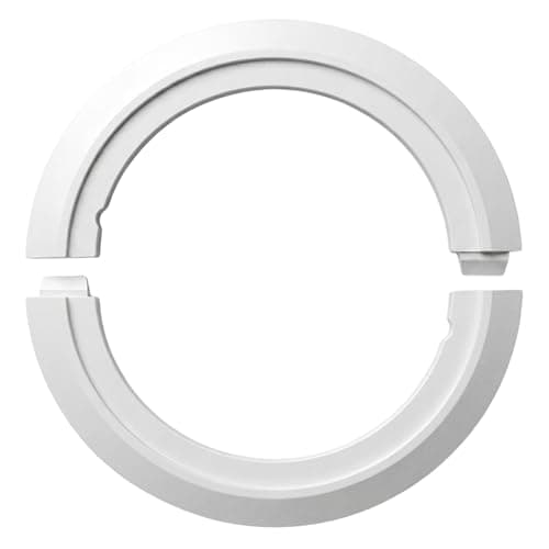 Image of LightKlip® (1-PACK) | Instant Downlight Hole & Cracked Plaster Repair | Easy DIY Repair Bezel | FITS 80-92mm APERTURES ONLY | Patented V-2 Fire-Rated | Paintable | White