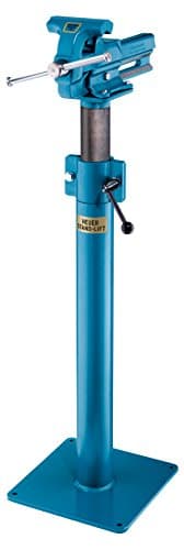 Image of Heuer 117160 Height Adjuster Stand Lift for Vice 160 mm (Effortlessly Adjusting The Vice, Perfect Addition, Infinitely 200 mm Height Adjustable)