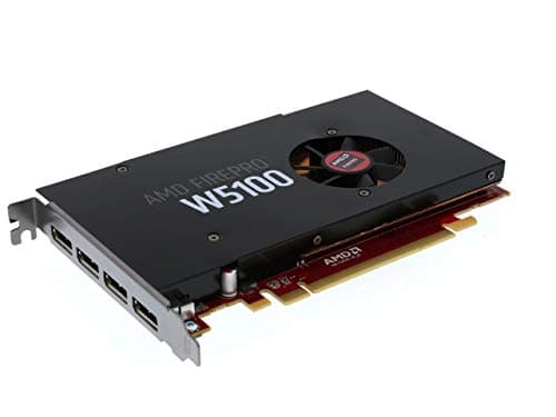Image of AMD FirePro W5100 4GB GDDR5 PCIe Gen 3.0 Professional Graphics Card, 1.43TFLOPS, 768 Cores 4x DisplayPorts 1.2 OEM - Plain Box (Renewed)