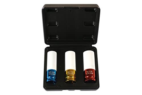 Image of Laser 6294 Alloy Wheel Nut Sockets, Set of 3, Variety pack