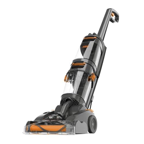 Image of Vax Dual Power Carpet Cleaner Machine, Upright Portable Carpet and Rug Shampooer Washer, Included Solution, Easy to Carry, Orange, 800W, 5.8kg W86-DP-B