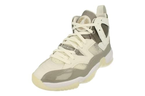 Image of NIKE Air Jordan Jumpman Two Trey Womens Trainers DR9631 Sneakers Shoes (UK 6 US 8.5 EU 40, Medium Grey White 002)