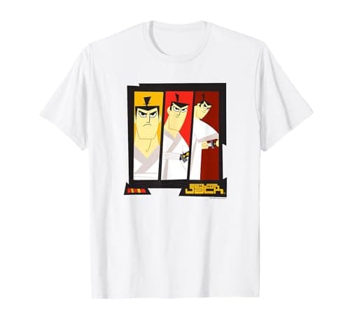 Image of Samurai Jack Samurai Jack Panels T-Shirt