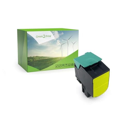 Image of Green2Print Toner yellow 4000 pages replaces Lexmark C544X1YG, C544X2YG Toner cartridge for Lexmark X544N, X544DW, X544DN, X544DTN, X546DTN, X548DE, X548DTE, C544N, C544DW, C544DN, C544DTN, C546D