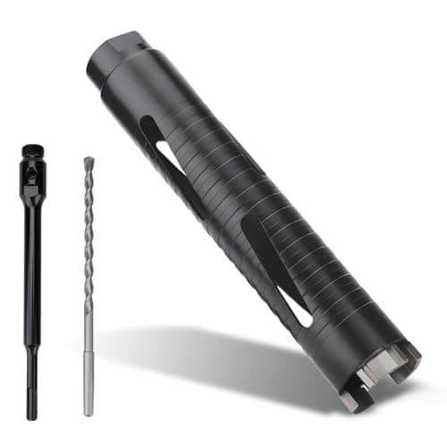 Image of MOXPIFY 38mm x 170mm Long Diamond Core Drill Bit Set with 240mm SDS Plus Shank. To Be Used In Concrete Masonry Brick Block Stone Granite.