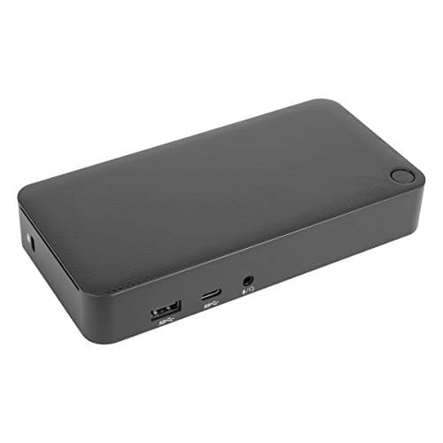 Image of Targus Universal Docking Station, USB-C DV4K Supporting Dual Monitors, with 65W Power Delivery, Plus HDMI Ethernet and Audio Ports - Black (DOCK310EUZ)