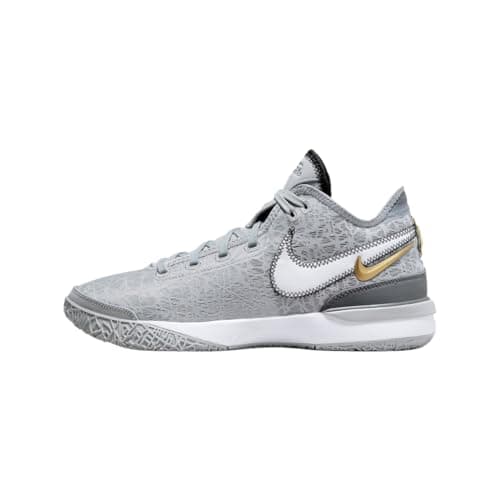 Image of Nike Men's Zoom Lebron NXXT Gen Shoes, Wolf Grey/White-iron Grey-black, 9 UK