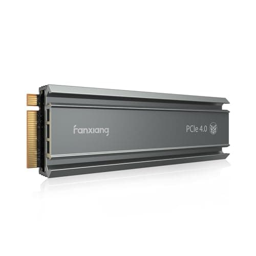 Image of fanxiang M.2 SSD - 1TB SSD Up to 5000MB/s, 1TB NVMe PCIe Gen4x4 2280 with Heatsink, 3D NAND TLC Dynamic SLC Cache, M.2 Internal Solid State Drives for PS5 Laptop Desktop PC