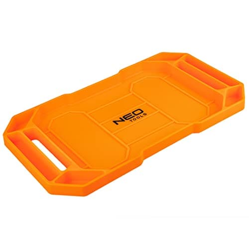 Image of NEO Tools Silicone Tool Tray 54 x 35 x 2.9 cm, 7 Compartments, Depth 30 mm, Flexible, Non-Slip, Protective, Protects The Accessories Stored in Inside from Crushing