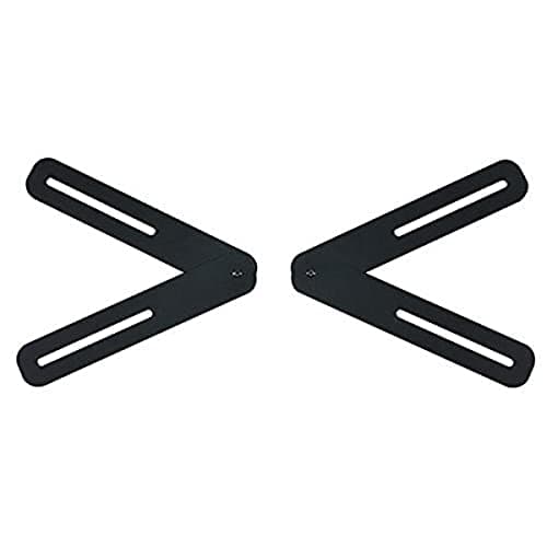 Image of Peerless ACSBR1 Universal Sound Bar Mounting Kit, Black, 1.89 in*12.16 in*3.78 in