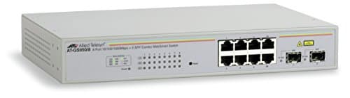 Image of Allied Telesis 8-port 10/100/1000T Websmart Switch with 2 SFP Combo Ports